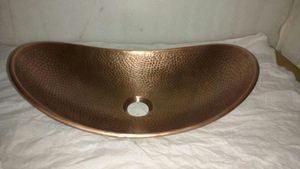 อ่างล้างจานมาตรฐาน,อ่างทองแดงออกแบบแฟนซีทองแดงสำหรับอ่างล้างมือภาชนะใส่น้ำ12L - Product Image 4