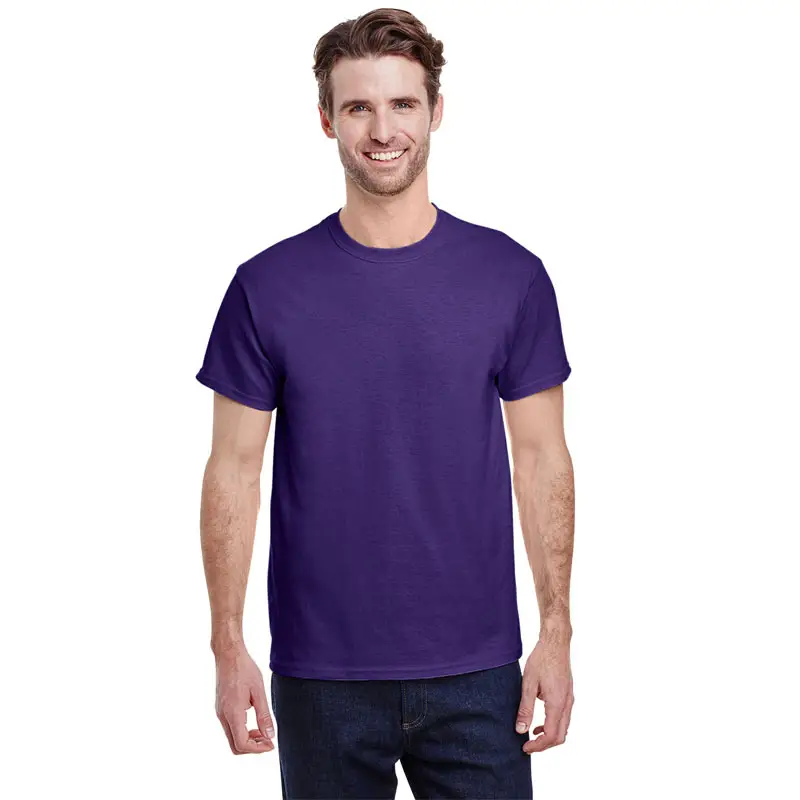 Lilac เสื้อยืดที่มีคุณภาพสูง OEM 3D ผู้ชายโฟมผ้าฝ้าย100% โลโก้ที่กำหนดเองหนักน้ำหนักเสื้อผ้ายี่ห้อพิมพ์เสื้อยืดพิมพ์หน้าจอ