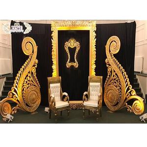 ขายอุปกรณ์ตกแต่งเวทีงานแต่งงาน  งานแต่งงานเรียบง่าย  ตกแต่งเวทีลายเพสลีย์  ตกแต่งเวทีงานแต่งงานแบบฮินดู - Product Image 1
