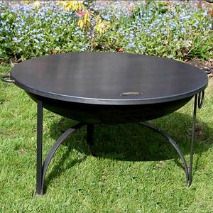 Brasero en fer massif avec support, qualité supérieure, taille et forme personnalisées, couleur noire, brasero au prix le plus bas - Product Image 4
