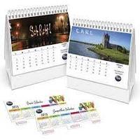 Calendriers écologiques recyclés imprimés sur mesure pour les promotions, les cadeaux, les événements - Utilisation comme cadre photo, tailles et couleurs personnalisées