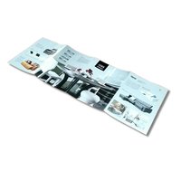 Impresión de libros personalizada Folleto doblado Encuadernación Venta al por menor Folleto Folletos Papel offset Cartón corrugado Tablero dúplex