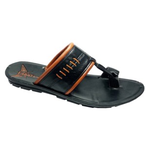 Tongs décontractées PU à sangle unique, pantoufles d'extérieur élégantes pour hommes et garçons - Product Image 1