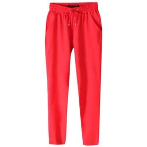 Nouveau femmes 100% coton décontracté Gym survêtement pantalon de survêtement 2024 respirant taille élastique léger vêtements de Fitness - Product Image 1
