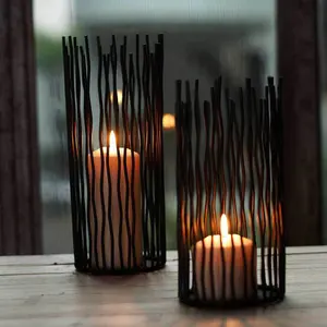 Bougeoir en fil de fer pour décoration de Noël - Product Image 4