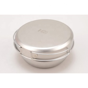 Utensilios de cocina de titanio para acampada al aire libre, Kit de cocina superligero y resistente, bolsa de transporte fácil de llevar, PY-SIE022, 3 unidades - Product Image 2