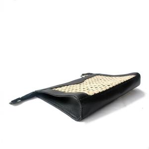 ที่มีคุณภาพสูงสีดำหนังหวายอ้อย Webbing กระเป๋าจากเวียดนาม - Product Image 4