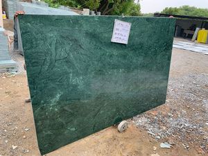แผ่นหินอ่อนสีเขียวอินเดียแผ่นพื้นห้องครัวขัดผนังบันไดแผ่นใหญ่ทนทาน - Product Image 2