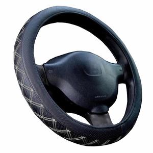 Cubierta de volante de coche universal, diseño antideslizante de cuero artificial - Product Image 6