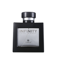 Zuofun INFINITY Parfum pour homme au design unique, senteur boisée et terrestre fruitée, vaporisateur