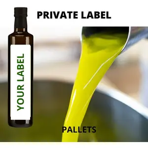 PRIVATE LABEL Sicilian Extra Virgin Olive OIl cold pressed early harvest Glass Bottle Finest Rank