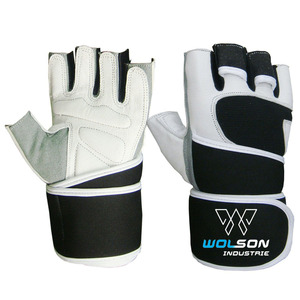 Gants de gymnastique professionnels Gants de fitness Logo personnalisé Gants de gros en cuir Meilleurs gants d'haltérophilie pour unisexe haut. - Product Image 4
