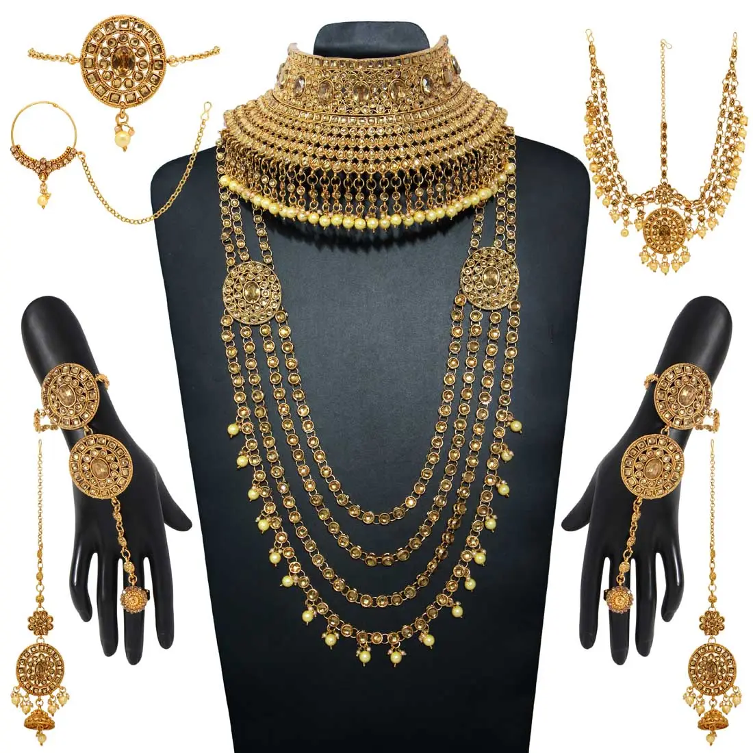 Most Trendy Bridal Jewellery For Indian wedding Premium quality collection new collections with stylish earrings Collection