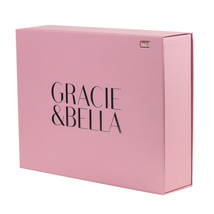 Caja de embalaje de cartón magnético de papel Kraft reciclable al por mayor, revestimiento UV brillante/laminado mate, logotipo personalizado en relieve hecho - Product Image 4