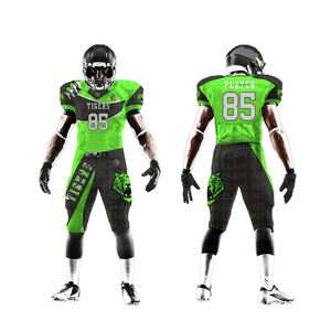 Camisetas de fútbol americano para adultos hechas a medida de alta calidad, pantalones de malla sublimada transpirable, logotipo personalizado, deporte antibacteriano - Product Image 2