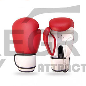 Gants de boxe professionnels personnalisés bon marché d'usine Offre Spéciale le logo de personnalisation produit dans un Pakistanais noir rouge bleu - Product Image 6
