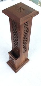 Quemador de incienso hecho a mano de madera de alta calidad, Jali works, artesanía inam - Product Image 3