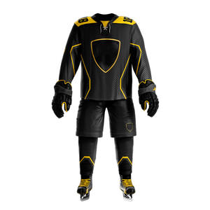 Uniformes de Hockey sobre Hielo Personalizados con Logotipo de Equipo de la Mejor Calidad, Servicio OEM, Ropa Deportiva para Hombre, 100% Poliéster - Product Image 1