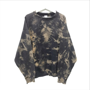 Venta al por mayor personalizado rojo Tie-Dye impreso sudaderas para mujeres XS tamaño nuevo jersey de moda con Logo corte corto para el invierno - Product Image 6