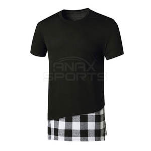 Camiseta de hombre de talla grande más vendida 100% algodón patrón sólido tejido de punto 220 gramos peso hecho en Pakistán - Product Image 2