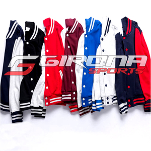 Custom Varsity Jacket Embroidery Logo & Pure Leather Sleeve Quilted Streetwear Varsity Bomber Jackets - Product Image 6