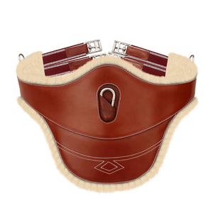 Anatomic Horse Girth, piel de oveja acolchada - Product Image 3