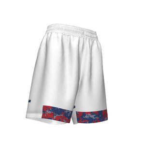 Shorts en mesh personnalisés OEM pour femmes, style vintage, imprimés par sublimation, motif bandana, pour sportives, coupe ample et tendance - Product Image 1