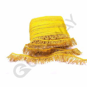 Gold Metallic Twisted Bullion Fringe High Quality Flag <b>Tassel</b> <b>Trimming</b> OEM Wholesale - Product Image 4