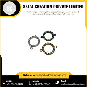 ข้อต่อฝาสี่เหลี่ยมเงินสเตอร์ลิง925สำหรับการค้นหาเครื่องประดับและส่วนประกอบ - Product Image 3