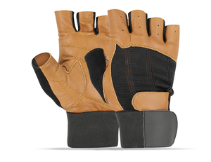 Gants d'entraînement demi-doigt avec logo personnalisé pour le fitness, la musculation et l'haltérophilie avec support de poignet pour la salle de sport - Product Image 5