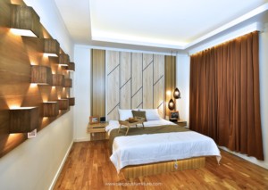 Arion HPL-cabecero de marco de cama moderno, juego de dormitorio minimalista simple, venta al por mayor, OEM, personalizado para casa y hoteles. - Product Image 2