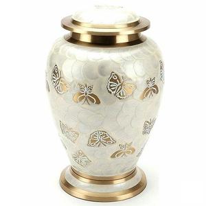 Urne funéraire papillon en laiton doré pour adulte en métal commémoratif de style américain/européen pour le stockage des cendres funéraires fabriquée aux États-Unis - Product Image 4