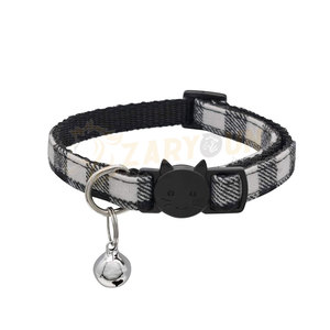 Premium Heavy Duty Cat <b>Collar</b> Soft Reflective Nylon with Adjustable Belt Premium <b>Pet</b> Accessory - Product Image 1