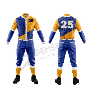 ชุดกีฬาเบสบอลแห้งเร็วปรับแต่งได้ชุดเครื่องแบบพิมพ์ซับลิเมตดีไซน์ใหม่ - Product Image 5