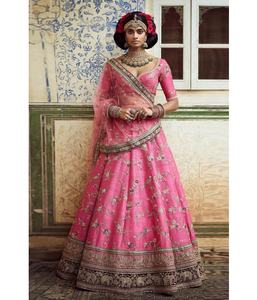Fantaisie Designer Georgette Lehenga Choli avec Dupatta Broderie Séquence Travail Indien & Pakistanais Ethnique Vêtement pour Fête Porter - Product Image 2