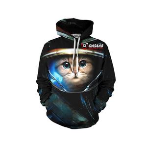 Sweat-shirt à capuche surdimensionné à manches longues respirant avec impression animée 3D personnalisée de haute qualité 2026 - Product Image 5