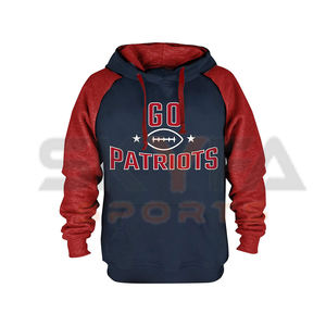 Sweat à capuche pour homme, broderie personnalisée, coton/polyester, surdimensionné, prix bas - Product Image 1