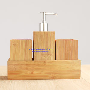 Conjunto sanitario de madera para baño, decoración de oficina y hoteles, nuevo diseño - Product Image 3