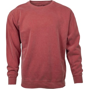 Sudadera de cuello redondo ajustada a la moda informal para hombre de calidad superior, ropa de calle para uso al aire libre, tela polar con estampado de Color sólido - Product Image 1