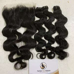 3 faisceaux De Cheveux De Vague de Corps Avec Le bandeau De cheveux Humains, vague de Corps de cheveux humains faisceaux avec fermeture Vierge De Cheveux Humains Armure - Product Image 5