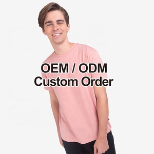 Camiseta de alta calidad a precio de fábrica, camiseta de Color liso, ropa de hombre de baja MOQ, camisetas de manga corta de gran tamaño hechas a medida de 180g - Product Image 2