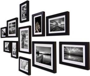 Hot Selling <b>Photo</b> <b>Frame</b> Picture Decorative Home Decor 11 <b>Photo</b> <b>Frame</b> MDF Wood Black Home Decoration Carton Portable 10 Pc - Product Image 5