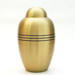 Urne de cendres de crémation en laiton Mémorial funéraire métallique durable Urne de cendres pour adultes Urnes funéraires sculptées à la main - Product Image 3