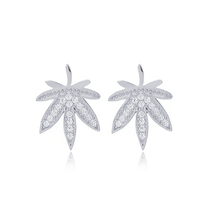 Boucles d'oreilles minimalistes en forme de feuille, pendentifs épais, breloque, Design minimaliste, vente en gros, bijoux en argent Sterling 925 - Product Image 3