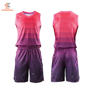 Maillot de basket-ball à quantité minimale de commande bas personnalisé ensemble d'uniformes d'équipe costume pour enfant vêtements de basket-ball chemises et shorts uniformes de basket-ball - Product Image 4