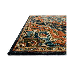 Custom Size Modern Design Wool <b>Rug</b> Hand <b>Tufted</b> Rust Multi-Color Prayer Style for Home Office Dining Room Thick Plush Pile - Product Image 2