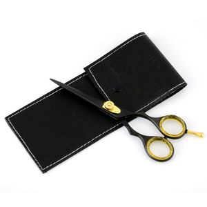 5.5 ''cắt tóc chải chuốt kéo sắc nét gốm dao cạo cạnh cong thép không gỉ Salon cắt tóc vẻ đẹp thép thẳng - Product Image 4