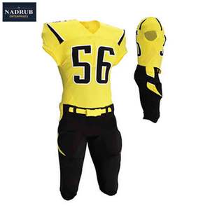 ชุดเสื้อฟุตบอลแบบอเมริกันสำหรับผู้ชายชุดเครื่องแบบทีมเสื้อฟุตบอลระบายอากาศได้ดีดีไซน์พลัสไซส์ - Product Image 4