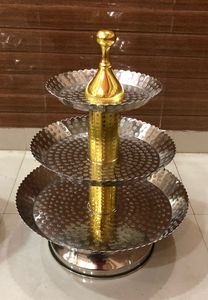 Soporte de pastel de boda Soporte de pastel de metal Fabricante y exportador soporte de pastel decorativo de metal personalizado - Product Image 6