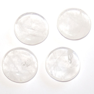 <b>Buy</b> Online Crystal Quartz Round Palm Stone : Crystal Quartz Round Palm Stone for Sale Natural Healing Crystal Point - Product Image 1